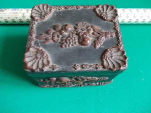 Antica scatola legno con - scatola,