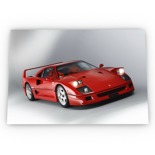 Poster ferrari f40 satinato - poster,