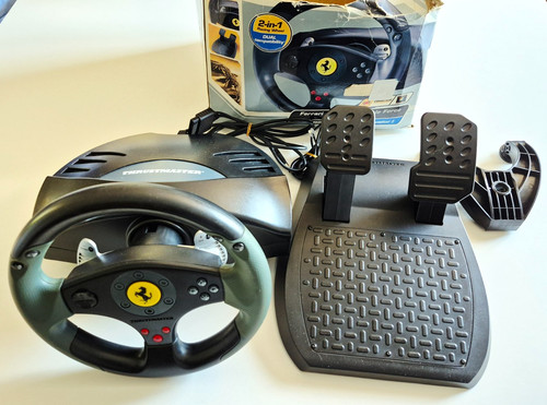 Volant pédalier thrustmaster - pédalier,
