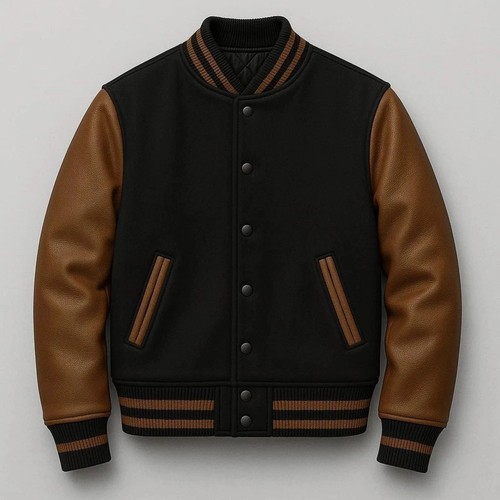 Giacca uomo nera varsity - uomo,