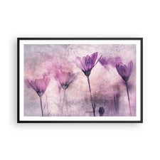Poster 91x61cm fiori rosa - 91x61cm,