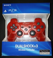 controller ps3 wireless red