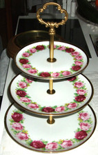 Antico piatto da torta a tre