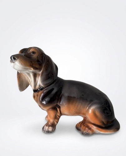 Porcelaine sitzendorf teckel - sitzendorf,