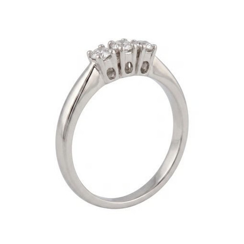 Anello trilogy ct oro - 0.27,