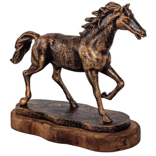 Scultura cavallo equino - , ferro