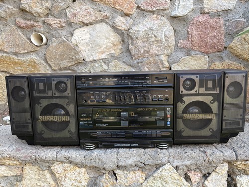 Radio stereo vintage boombox - stereo,