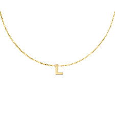Collana Iniziale L Donna Oro