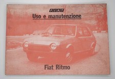 FIAT RITMO 1981 LIBRETTO USO