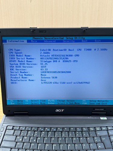 Notebook acer extensa - acer, 5630z