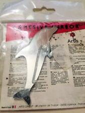 Specchio adesivo decorazione parete muro mobili 10x10 cm delfino specchietto 