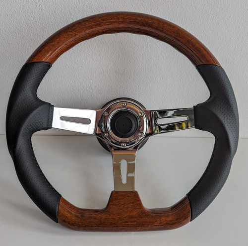 Volante piatto legno usato - volante,
