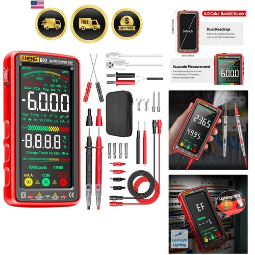 Multimeter tester color - color, lcd