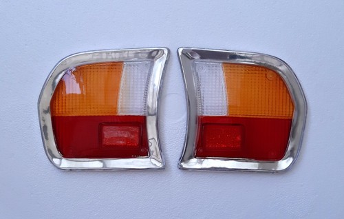 Coppia plastiche fanali - coppia, "p.v."