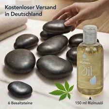 Hot Stone Basalto Set 6 Pietre