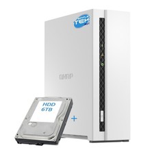 Qnap Ts-133 Home Nas 2gb Ram 1-bay Slot Singolo 3,5" 6tb Hdd Lan  Ricondizionato