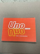 Manuale uso e manutenzione Fiat UNO tutti i modelli del 1987