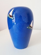 Manifattura I.C.A. (Albisola Capo), Vaso In Ceramica, Decoro A Rilievo. Anni '40