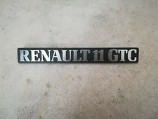 renault 11 gtc fregio scritta sigla badge logo stemma fries frise écrit talerz