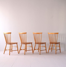 MidCentury Sedie scandinave in legno, originali scandinave retrò, 60s