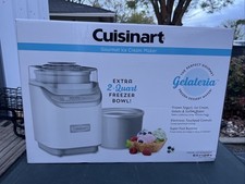 *CUISINART Gelateria Trattamento Congelato Extra 2 Quart ICE-60W