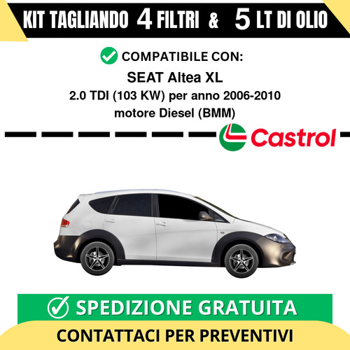 Tagliando per seat altea - per, xl