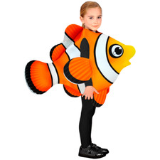 VESTITO CARNEVALE PESCE TROPICALE COSTUME TRAVESTIMENTO PER BAMBINI - 03223