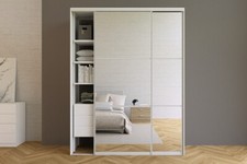 Porta con specchio a 2 ante