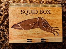 🎣 BOX PORTA ESCHE IN LEGNO