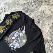 T-shirt manica lunga Vans Off The Wall Wizard Grim Reaper stampa grafica S