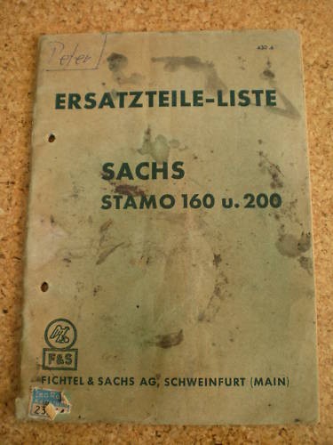 Catalogo ricambi sachs stamo - catalogo,