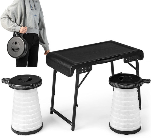 Set tavolo campeggio con - tavolo,