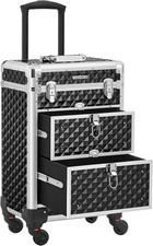 Trolley per Cosmetici, Valigia Porta Trucchi, Trolley Make Up, 2 Cassetti, Grand