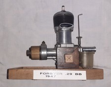 Forster.29 BB spark motore a scoppio modellismo Vintage engine da Collezione 