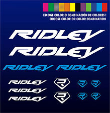 KIT - PEGATINAS - STICKERS - VINILO -LAMINA-PACK- BICICLETA - BIKE - RIDLEY