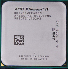 AMD Phenom II X4 955 3.20 ghz/6MB HDX955WFK4DGM 95W AM2 AM3 Quad CPU
