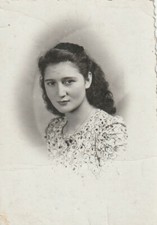  B1 - Foto Photo Fotografia Anni 30 - Donna 1° Piano