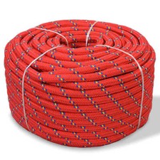 vidaXL Corda Nautica in Polipropilene 12 mm 50 m Rosso