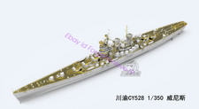CY528 1/350 Intalian RM Venezia Heavy Cruiser Model & Super Upgrade Set dettagli