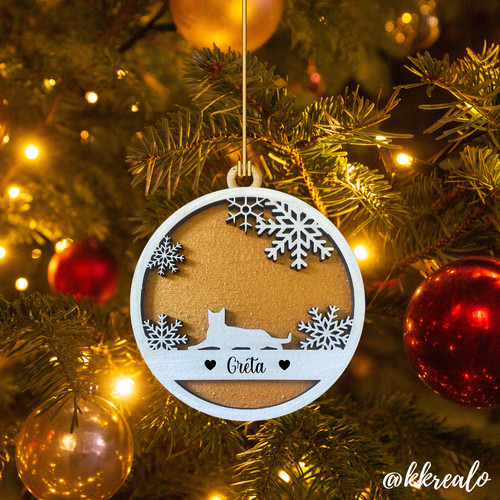 Pallina natale legno - natale,