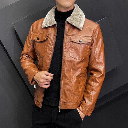 Giacca uomo ecopelle autunno
