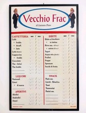  Listino Prezzario Bar Vintage