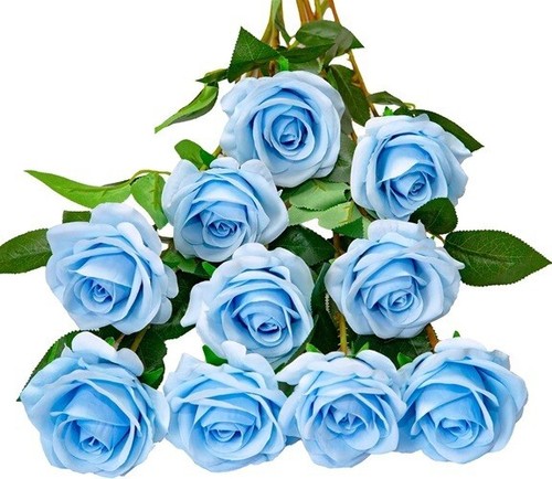Rose finte fiori - 10,