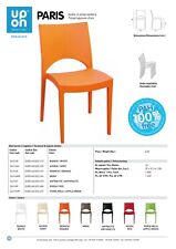 Sedia PARIS UP-ON GRAND SOLEIL impilabili esterno interno cucina bar ristorante