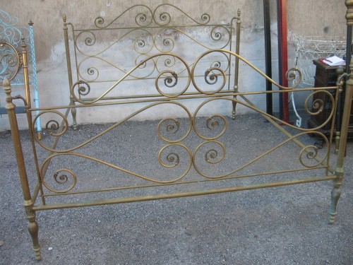 Letto ottone lavorato - letto, a
