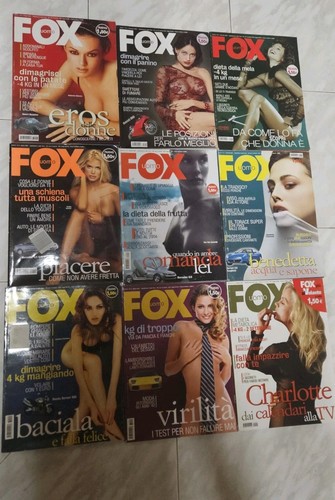 Lotto riviste moda fox - di,
