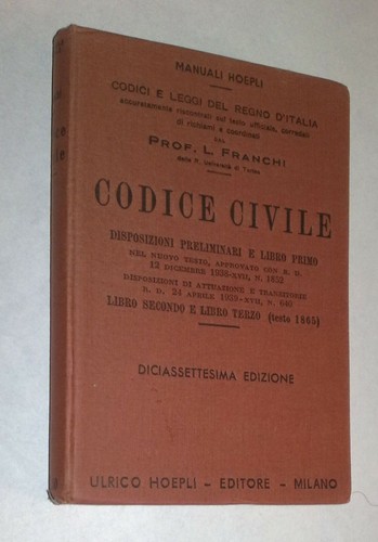 Codice civile prof l - prof.,