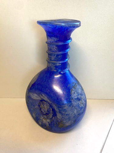 Vaso vintage blu murrina - vaso, la