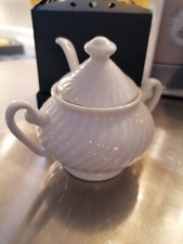 Zuccheriera con cucchiaino florentina e 2 tazzine Limoges 