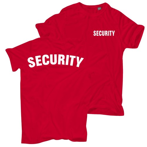 Shirt uomo security rossa - security,